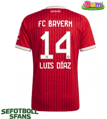 Bayern Munich Luis Diaz #14 Hemmatröja Kvinnor 2026-27 Kortärmad